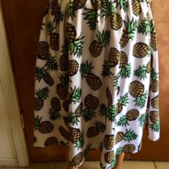Lucca couture- pineapple print full a-line… - Picture 4 of 13